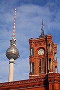 Ayuntamiento rojo, Berlin, Alemania